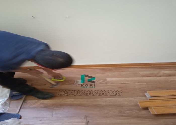 thi công sàn gỗ công nghiệp tại Hải Phòng