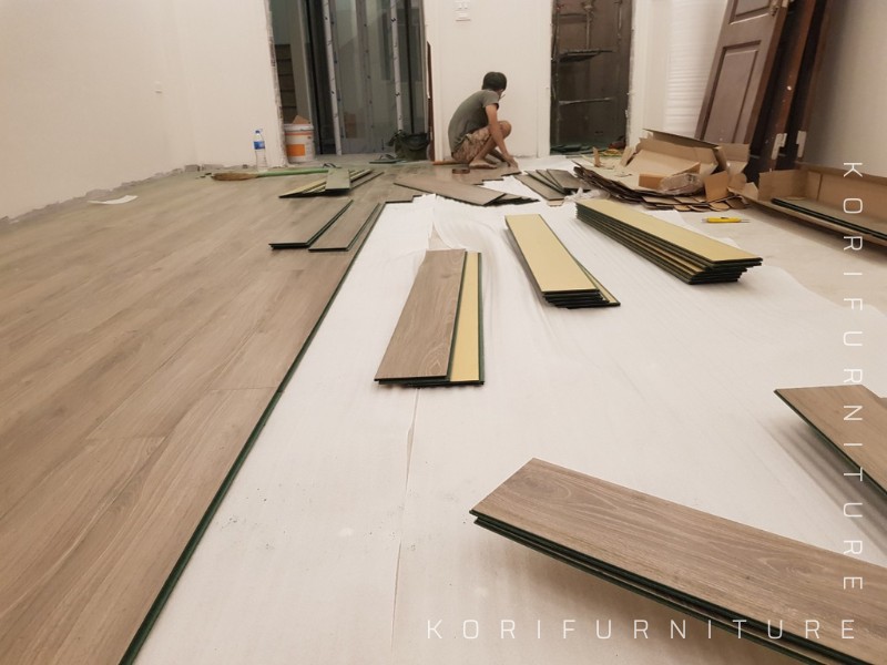 Thi công sàn gỗ tại Vĩnh Phúc