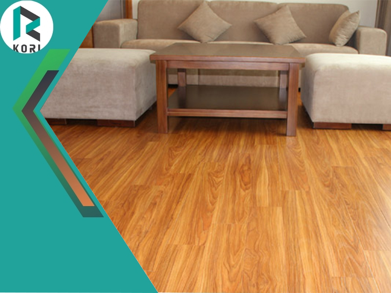 Sàn gỗ H1021 với màu sắc sang trọng.