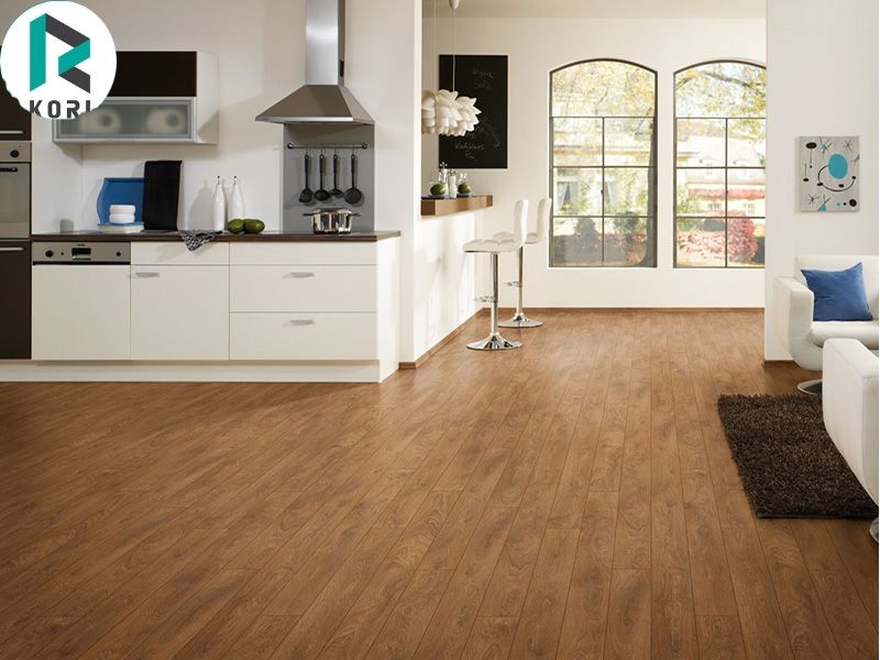 Sàn gỗ BT1523 mang phong cách thiết kế Châu Âu.