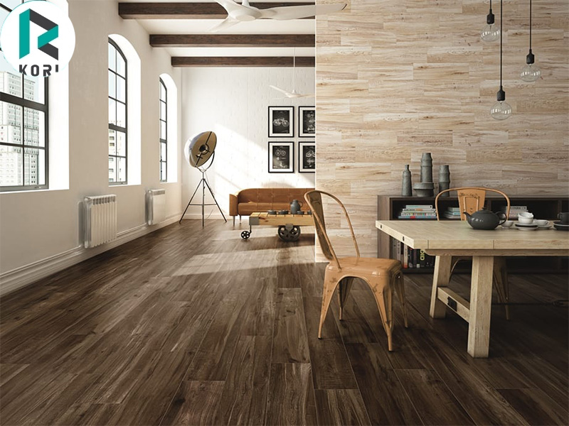 Sàn gỗ Binyl BT1579 với thiết kế sang trọng.